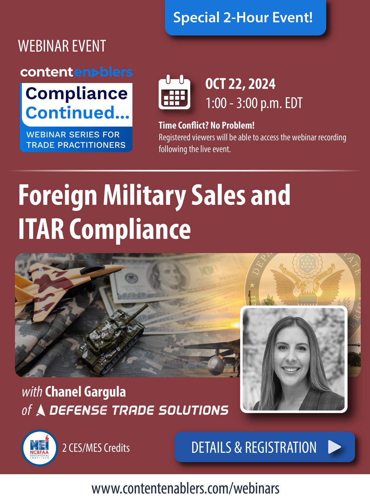 Social Media OCT 22 2024 FMS and ITAR Compliance Webinar